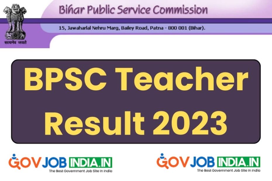 BPSC Bihar Teacher Result 2023