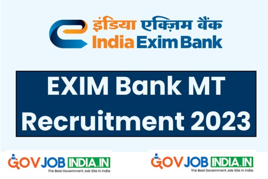 EXIM Bank MT Recruitment 2023