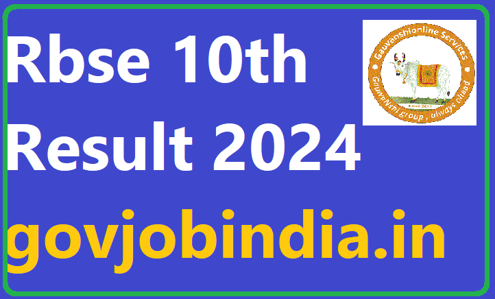 Rbse 10th Result 2024