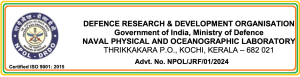 DRDO NPOL JRF Recruitment 2024