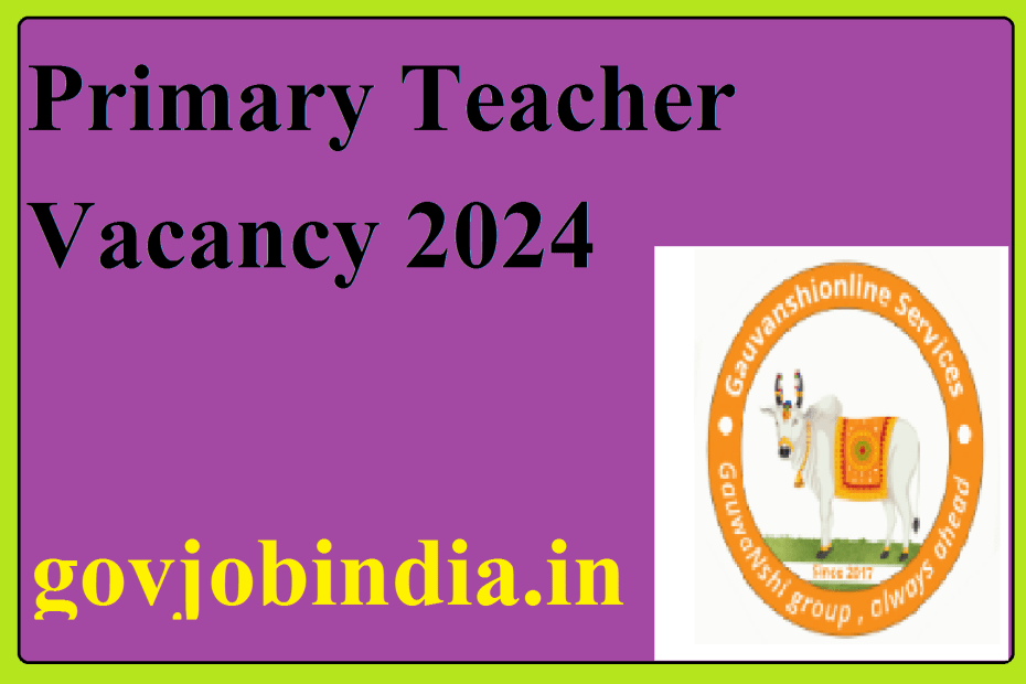 Primary Teacher Vacancy 2024