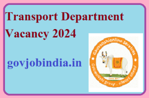 Transport Department Vacancy 2024