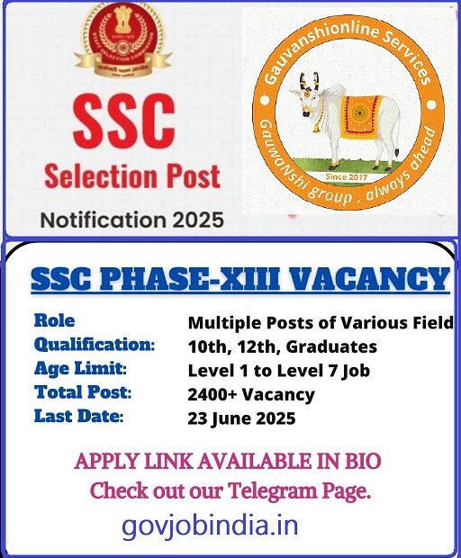 SSC Selection Post Phase 13