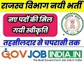 CG Revenue Recruitment 2025 : छत्तीसगढ़ राजस्व विभाग में निकली भर्ती