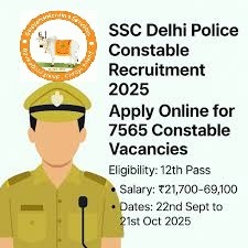 SSC Delhi Police Constable Recruitment 2025