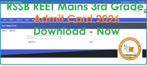 RSSB REET Mains