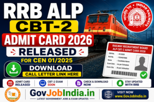 RRB ALP CBT-2 Admit Card 